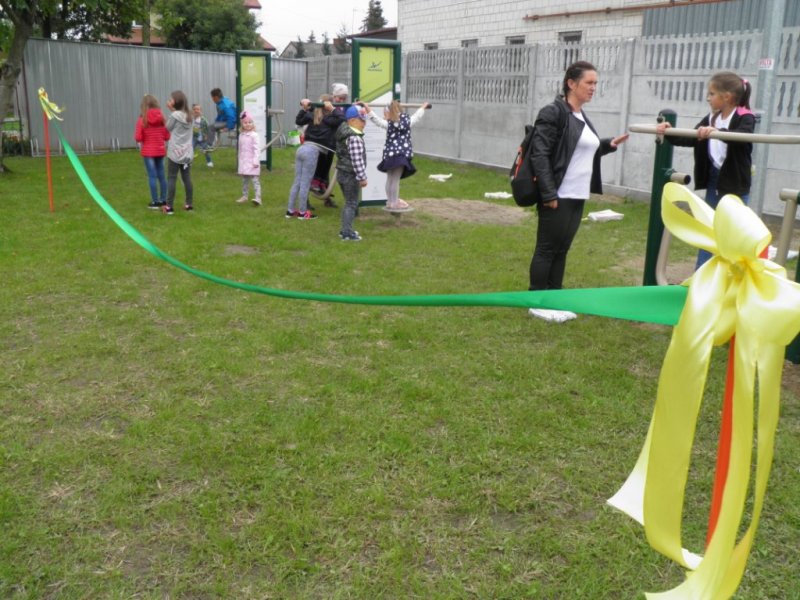 Otwarcie siłowni zewnętrznej w Pilczynie 